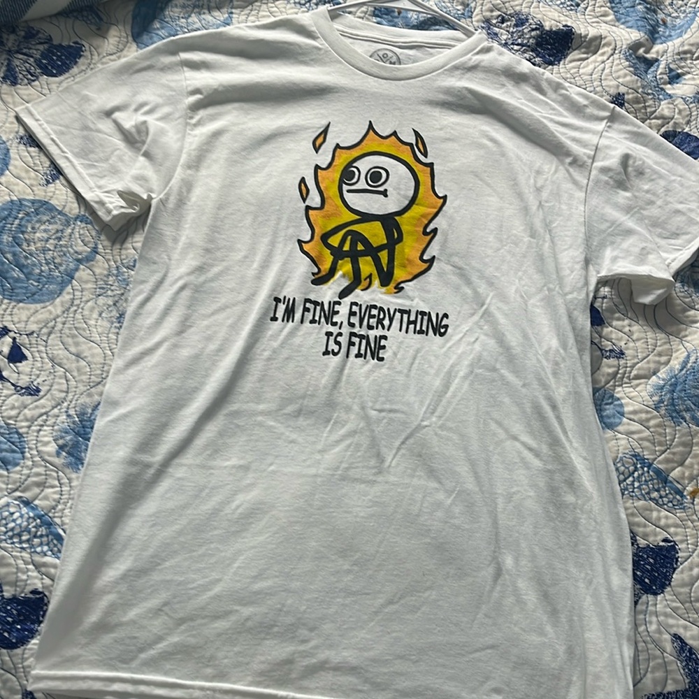 Men’s DOM ‘Everything Is Fine’ short sleeve Tee